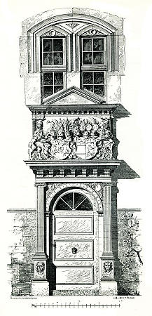 Das Turmportal des Weilburger Schlosses, 1907