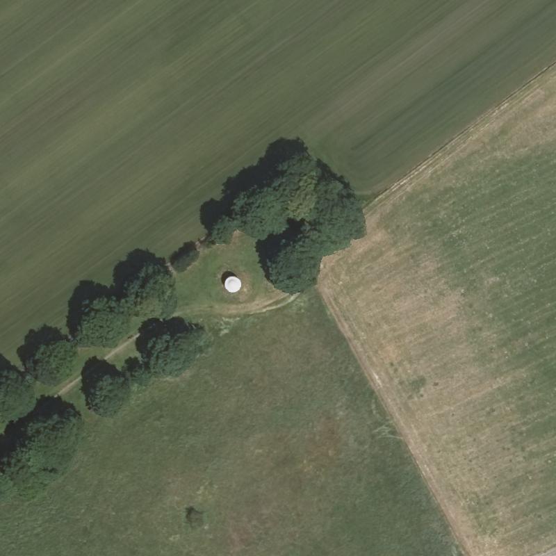 Die Lage von Hagen, Kloster im Orthofoto