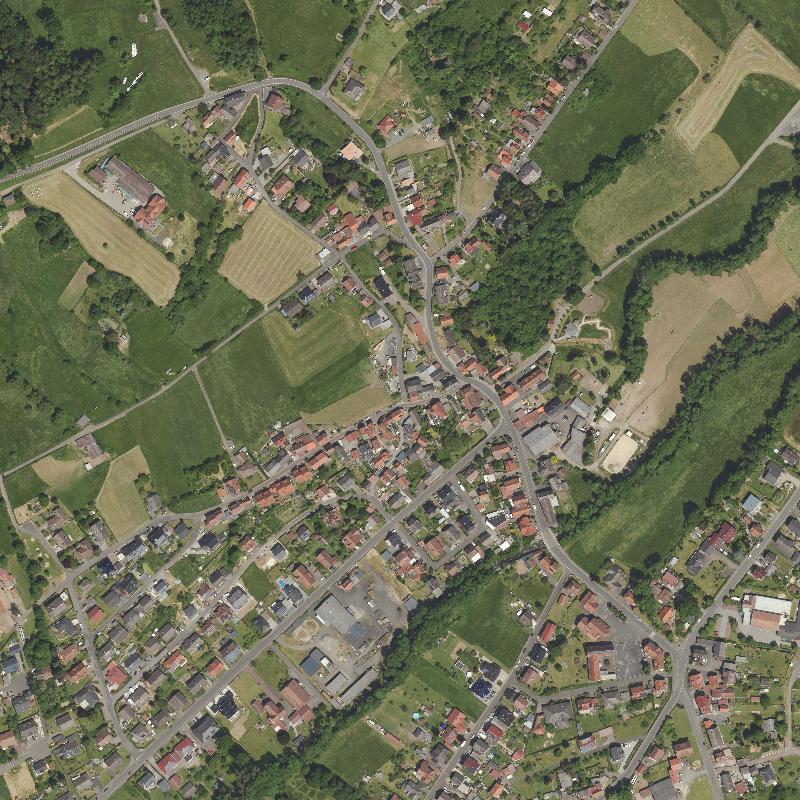 Die Lage von Eckardroth im Orthofoto