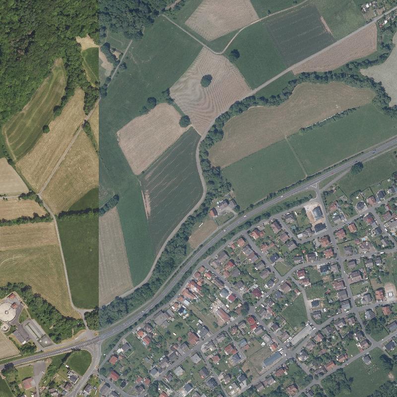 Die Lage von Städter Mühle im Orthofoto