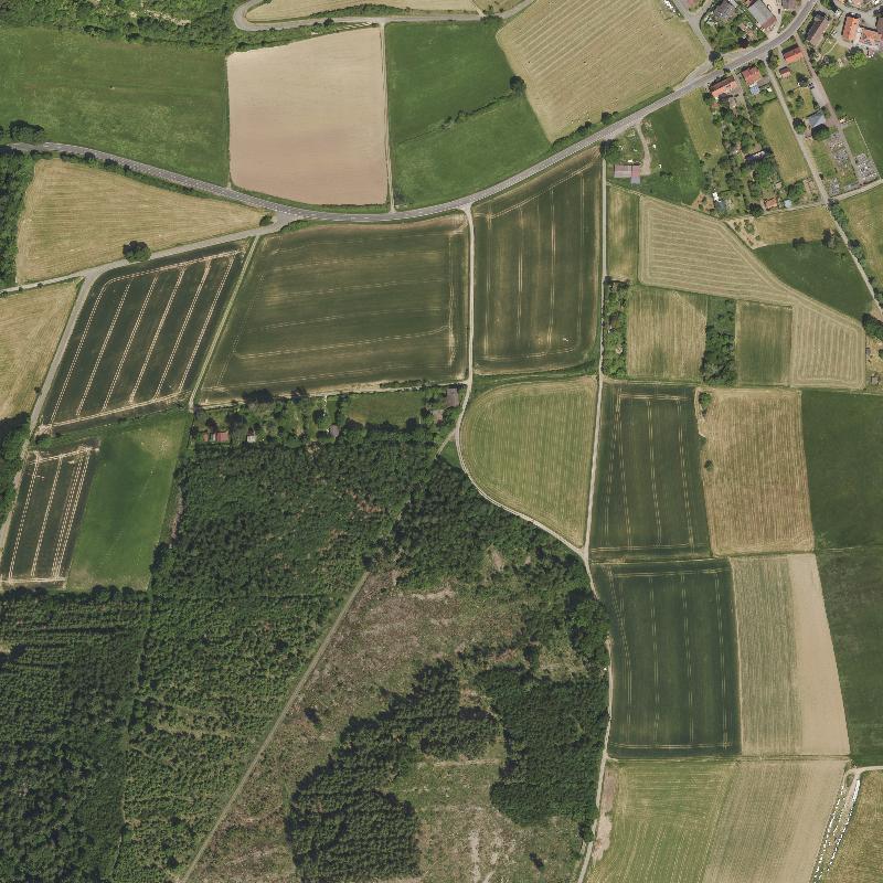 Die Lage von Sporthalle im Orthofoto