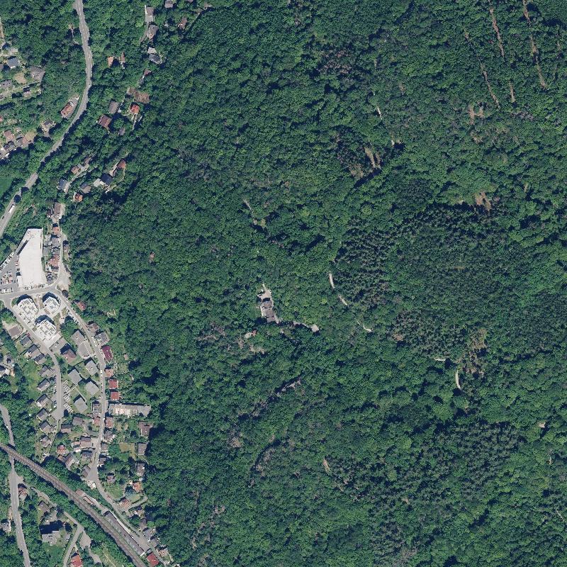 Die Lage von Kaisertempel im Orthofoto