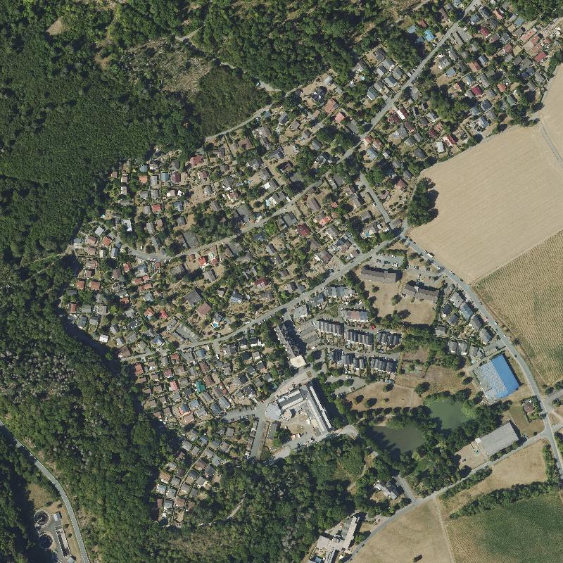 Die Lage von Wintersburg im Orthofoto