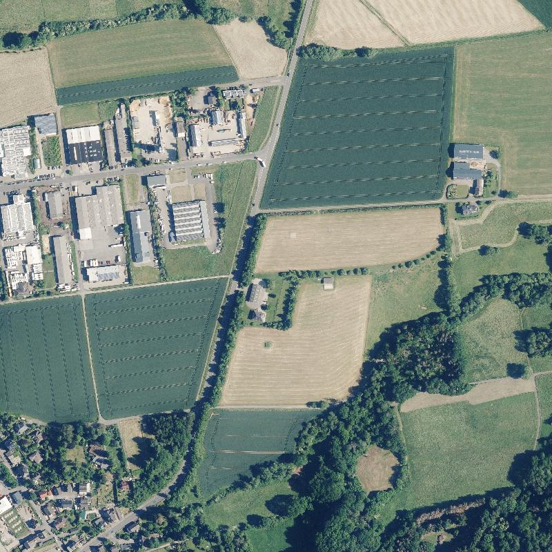 Die Lage von Rötherhof im Orthofoto