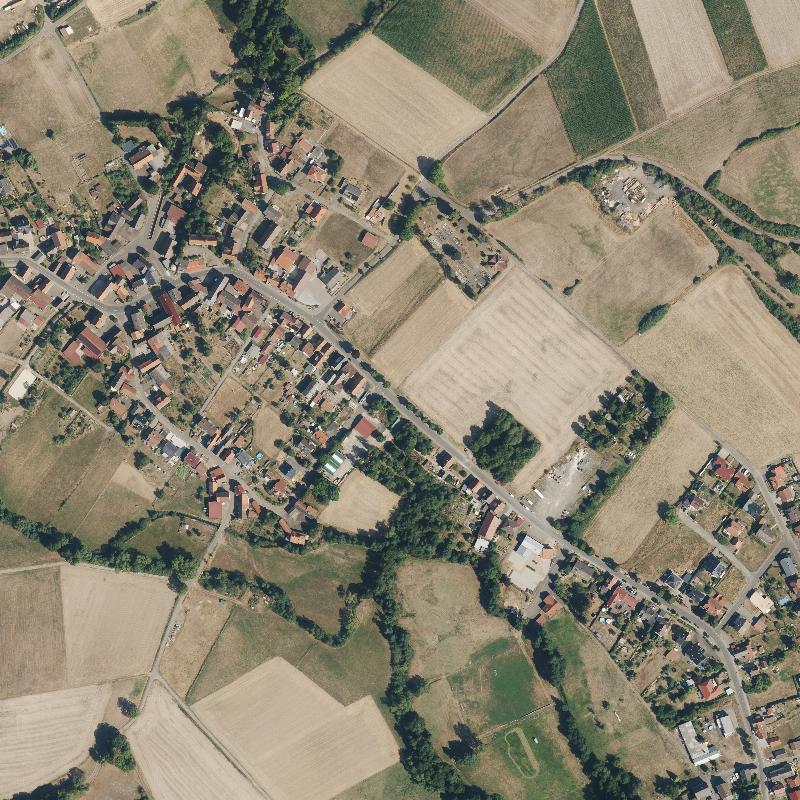 Die Lage von Ehringshausen im Orthofoto