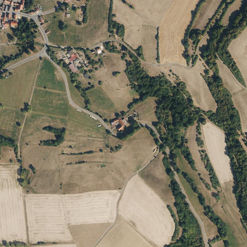 Die Lage von Schlagmühle im Orthofoto