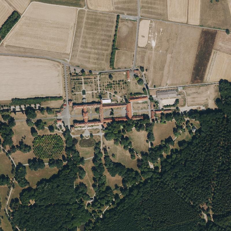 Die Lage von Fasanerie (Adolphseck) im Orthofoto