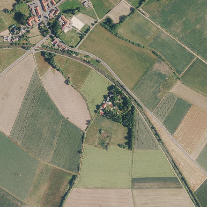 Die Lage von Ziegelei im Orthofoto