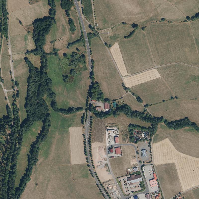 Die Lage von Felsenkeller im Orthofoto