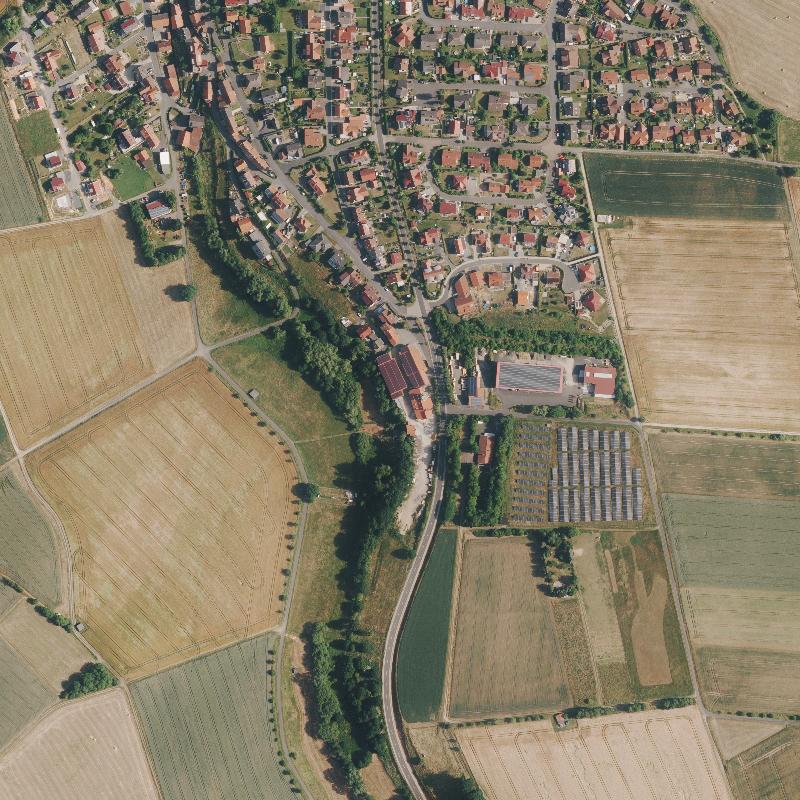 Die Lage von Sägewerk im Orthofoto
