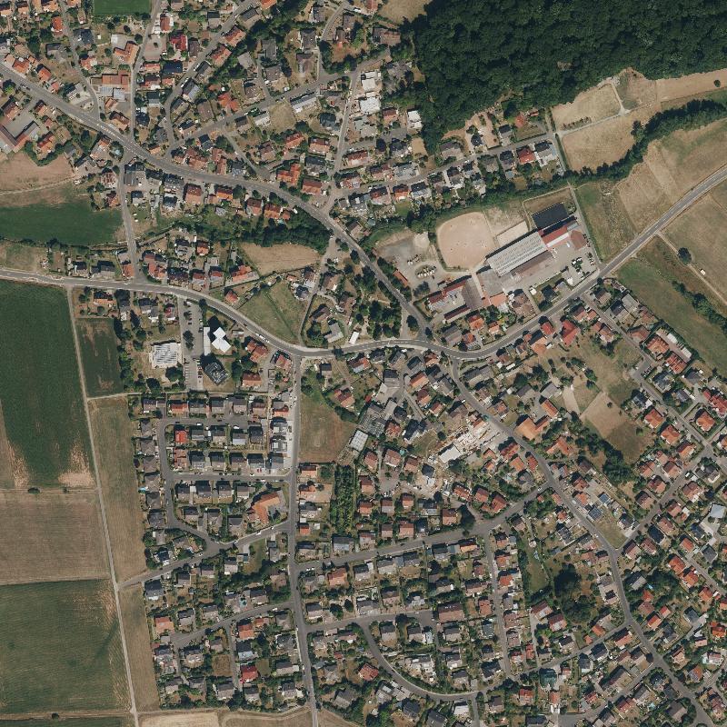 Die Lage von Engelhelms im Orthofoto
