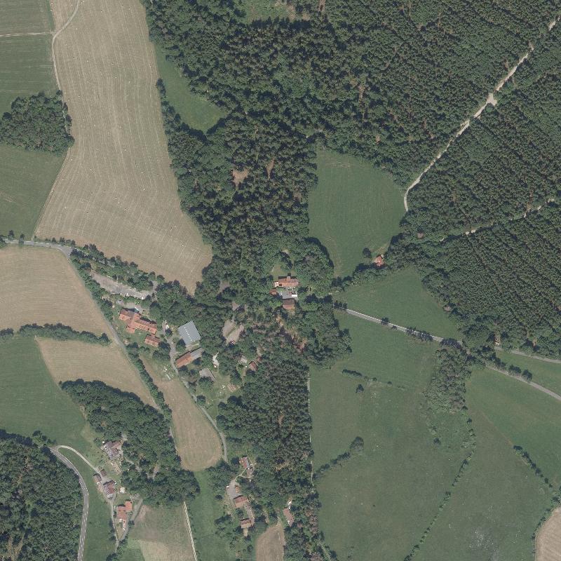 Die Lage von Steinbruch im Orthofoto
