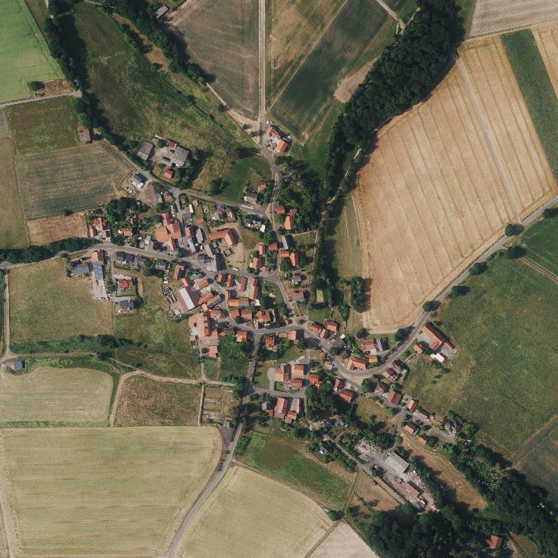 Die Lage von Stärklos im Orthofoto