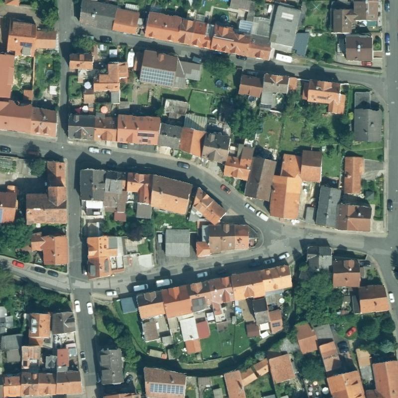 Die Lage von Immenhausen, Marienhof im Orthofoto