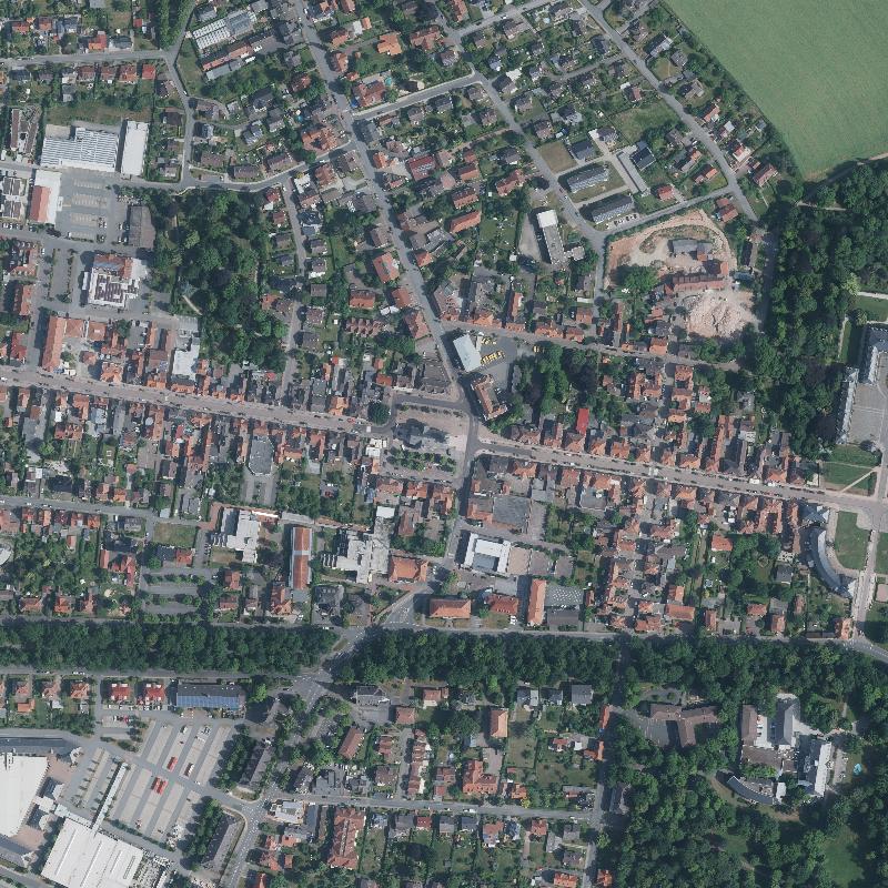 Die Lage von Bad Arolsen, Stadt im Orthofoto