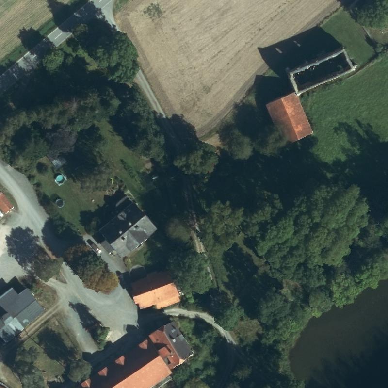 Die Lage von Schaaken, evangelisches Damenstift im Orthofoto