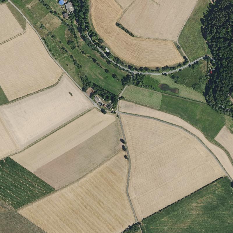 Die Lage von Bentreff im Orthofoto