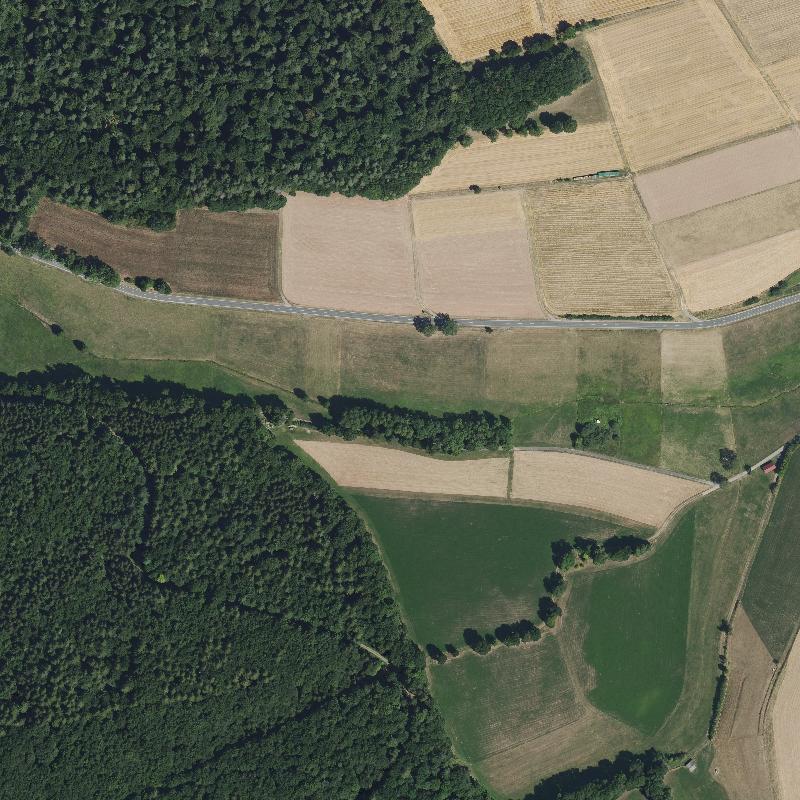Die Lage von Sigertenhausen im Orthofoto