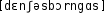 Grafik mit phonetischer Transkription des Belegs