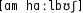 Grafik mit phonetischer Transkription des Belegs