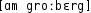 Grafik mit phonetischer Transkription des Belegs