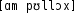 Grafik mit phonetischer Transkription des Belegs