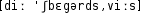 Grafik mit phonetischer Transkription des Belegs