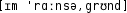 Grafik mit phonetischer Transkription des Belegs