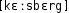 Grafik mit phonetischer Transkription des Belegs