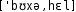 Grafik mit phonetischer Transkription des Belegs