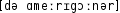 Grafik mit phonetischer Transkription des Belegs