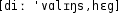 Grafik mit phonetischer Transkription des Belegs