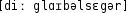 Grafik mit phonetischer Transkription des Belegs