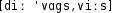 Grafik mit phonetischer Transkription des Belegs
