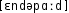 Grafik mit phonetischer Transkription des Belegs