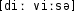 Grafik mit phonetischer Transkription des Belegs