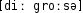 Grafik mit phonetischer Transkription des Belegs