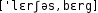 Grafik mit phonetischer Transkription des Belegs