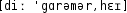 Grafik mit phonetischer Transkription des Belegs