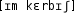 Grafik mit phonetischer Transkription des Belegs