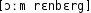 Grafik mit phonetischer Transkription des Belegs