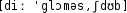Grafik mit phonetischer Transkription des Belegs