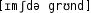 Grafik mit phonetischer Transkription des Belegs