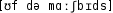 Grafik mit phonetischer Transkription des Belegs