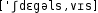 Grafik mit phonetischer Transkription des Belegs