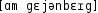 Grafik mit phonetischer Transkription des Belegs