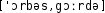 Grafik mit phonetischer Transkription des Belegs