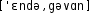 Grafik mit phonetischer Transkription des Belegs