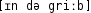 Grafik mit phonetischer Transkription des Belegs
