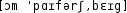 Grafik mit phonetischer Transkription des Belegs